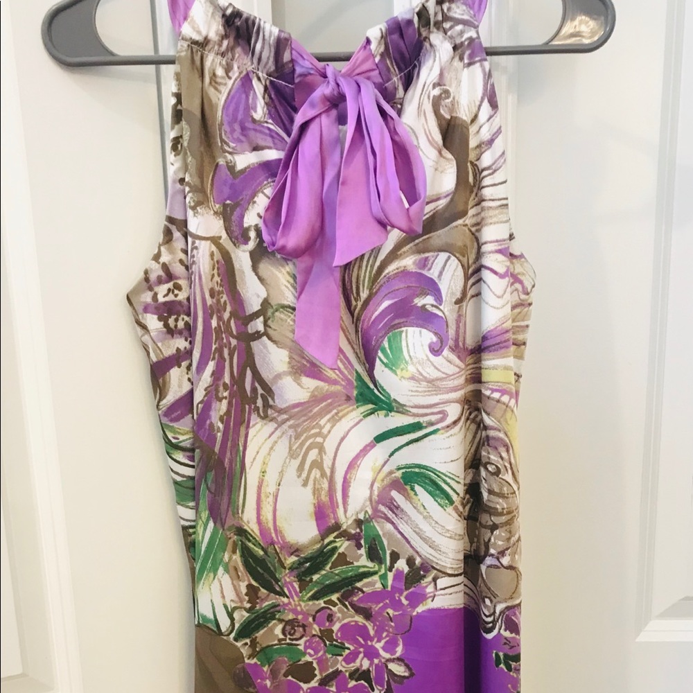 Taylor Spring Floral Dress. Sz 4 S-M Fully Lined